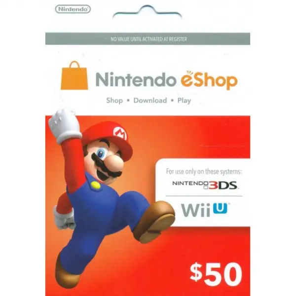 Nintendo Prepaid Card (US$50 / for US network only)